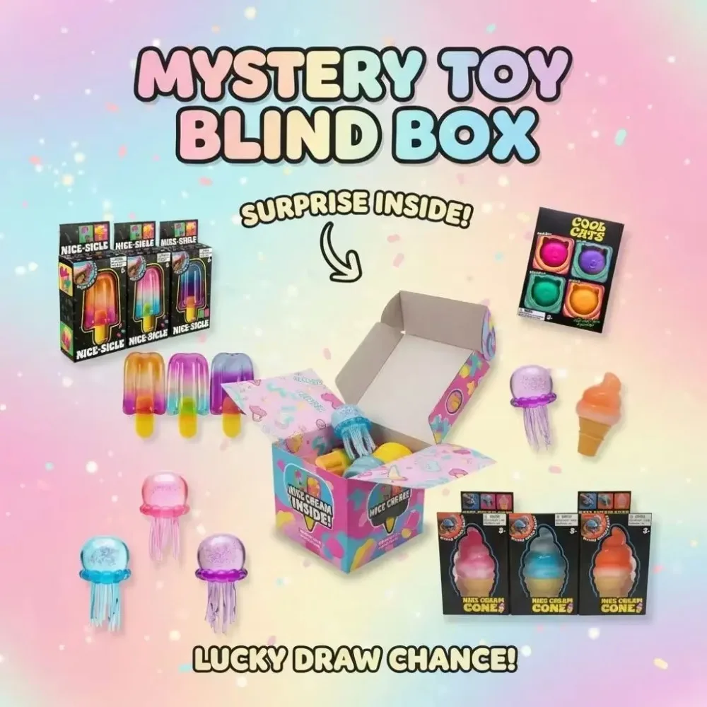 スクイッシー・ミステリーボックス、ゆっくり膨らむフィジェット - Party Games For Adults And Kids のレビューと価格